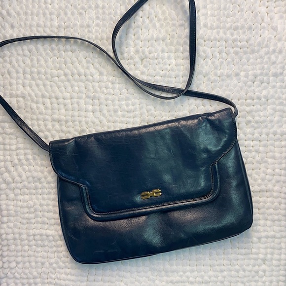 Vintage Blue Leather Purse - Picture 4 of 11